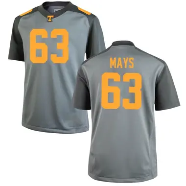 Gray Cooper Mays Men's Tennessee Volunteers College Jersey - Game