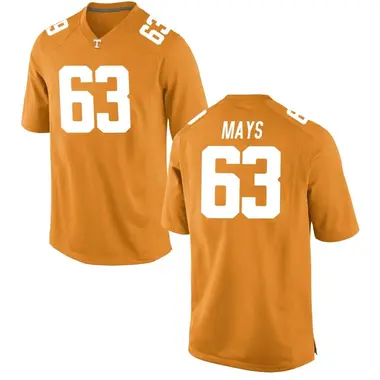 Orange Cooper Mays Youth Tennessee Volunteers College Jersey - Game